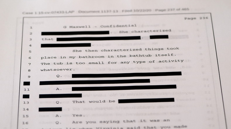 Affaire Epstein : des informations «sensibles» évacuées du témoignage de Ghislaine Maxwell