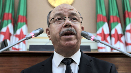 Le ministre algérien de la Justice, Belkacem Zeghmati,  à Alger le 25 novembre 2020 (image d'illustration).