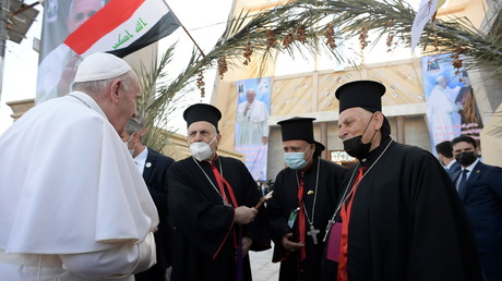 Depuis l'Irak, le pape François dénonce les «barbaries insensées» de Daesh contre les Yézidis
