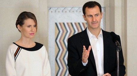 Le couple présidentiel syrien en 2016 (image d'illustration).