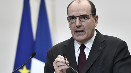 Le Premier ministre français Jean Castex s'exprime lors d'une conférence de presse sur la stratégie actuelle du gouvernement pour la pandémie de coronavirus à Paris,  le 25 février 2021 (image d'illustration).