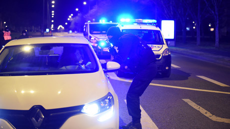 Les policiers sur le terrain à Blois (Loir-et-Cher) après des violences urbaines, le 17 mars (image d'illustration).