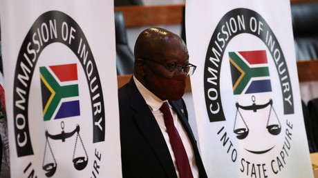 L'ancien président sud-africain Jacob Zuma à Johannesburg, le 16 novembre 2020 (image d'illustration).