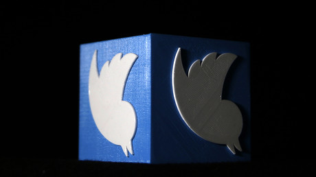 Logo Twitter imprimé en 3D (image d'illustration).