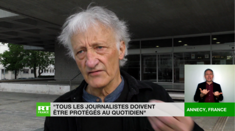 Un journaliste relaxé après avoir couvert une manifestation illégale à l'aéroport d'Annecy