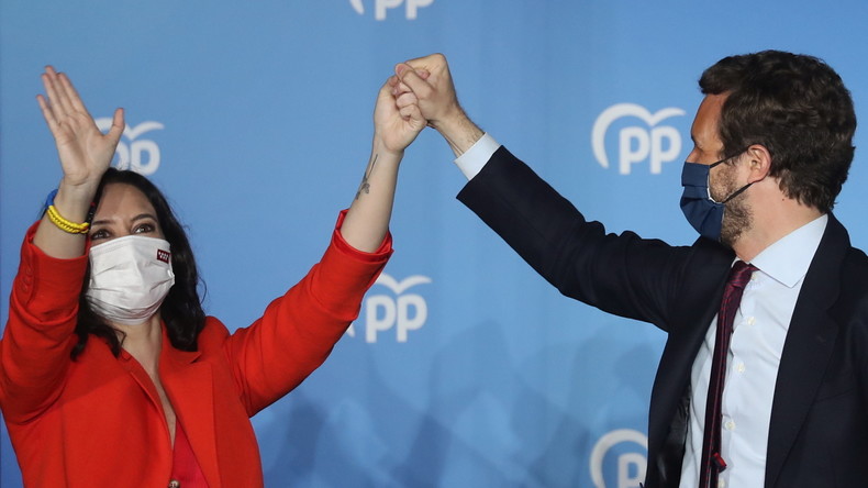 Elections à Madrid : la droite s'impose sur une ligne anti-restrictions sanitaires