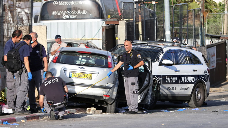 Jérusalem-Est : une voiture bélier blesse plusieurs policiers israéliens, le conducteur tué
