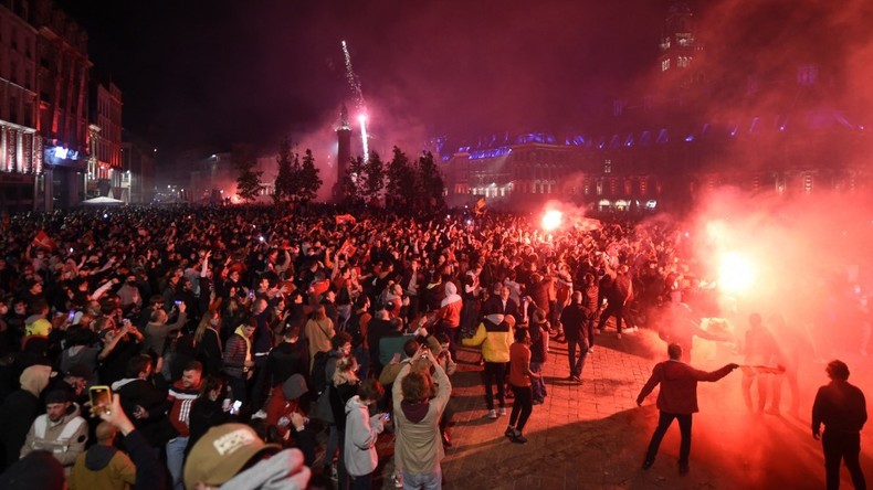 Sept personnes interpellées à Lille durant la célébration du titre de champion de France de football
