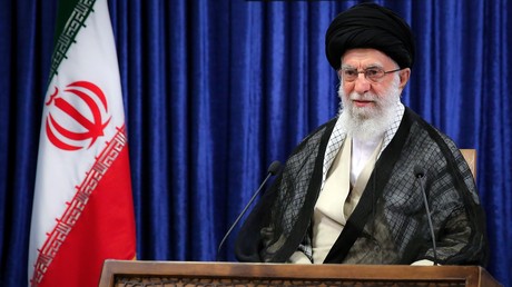 Le guide suprême iranien,  Ali Khamenei.