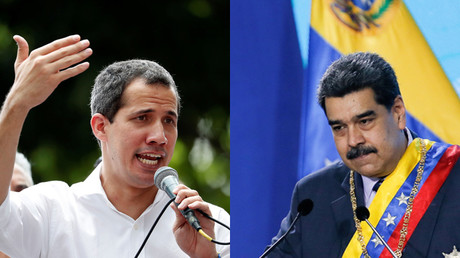 Montage : Juan Guaido (gauche) et Nicolas Maduro.