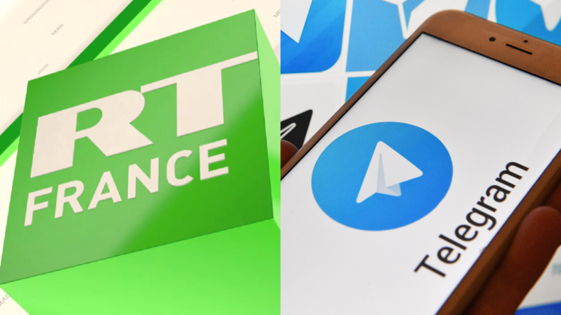 Pour contourner la censure des Gafa, suivez RT France sur Telegram