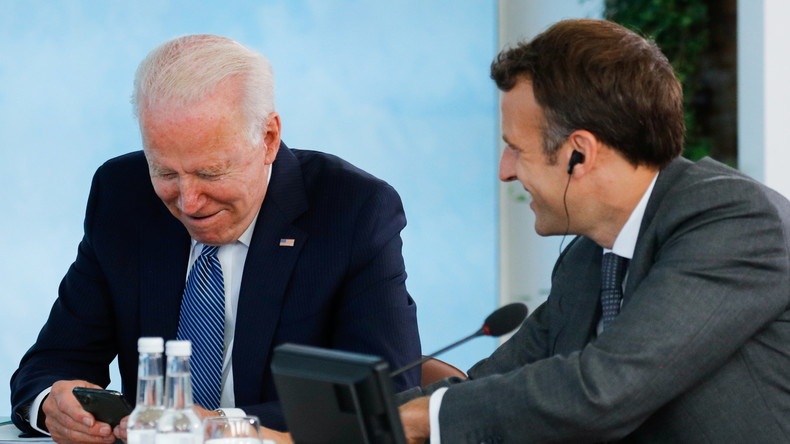 «Je suis pour l'Amérique d'abord» : Trump tacle Macron après sa rencontre avec Biden