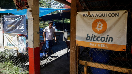 On peut payer en bitcoin, dans ce petit restaurant de la côte Pacifique-Nord du Salvador (photo d’illustration prise le 8 juin 2021).