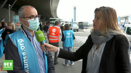Grève aux aéroports de Paris : les manifestants dénoncent la «trahison» d'ADP (VIDEO)