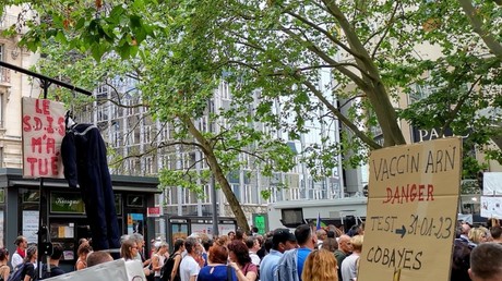 Rassemblement contre la «dictature sanitaire» à Nancy : un mannequin de pompier pendu fait polémique