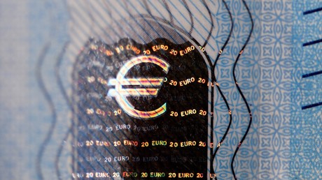 Détail d'un billet d’euros (illustration).
