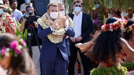 Emmanuel Macron à Tahiti le 26 juillet 2021 (image d'illustration).