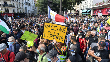 Manifestation du 31 juillet 2021 à Paris.