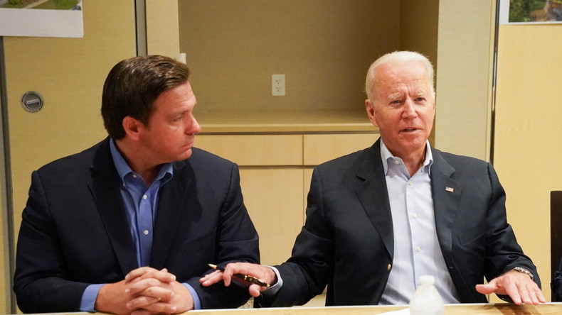 Le gouverneur de Floride accuse Biden de faciliter la propagation du Covid par l'immigration