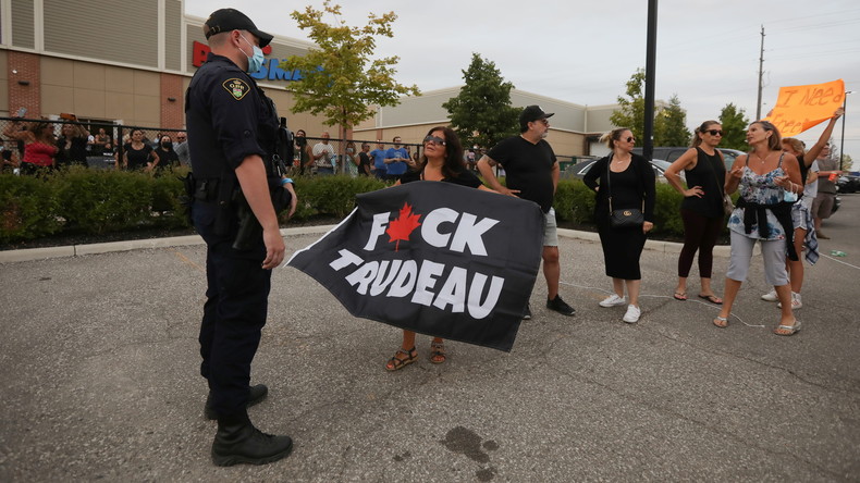 Canada : un meeting de Trudeau annulé face à la mobilisation d'opposants aux mesures sanitaires