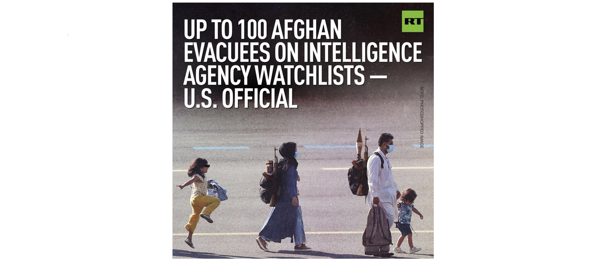 RT.com s'explique à la suite des critiques soulevées par un photomontage sur des réfugiés afghans
