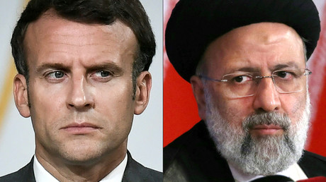 Emmanuel Macron (gauche) et Ebrahim Raïssi (droite) ont tous deux campé sur leurs positions au sujet du nucléaire iranien (image d'illustration).