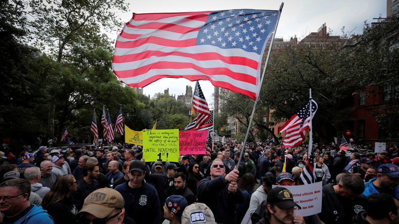Etats-Unis : manifestation devant la résidence du maire de New York contre l'obligation vaccinale