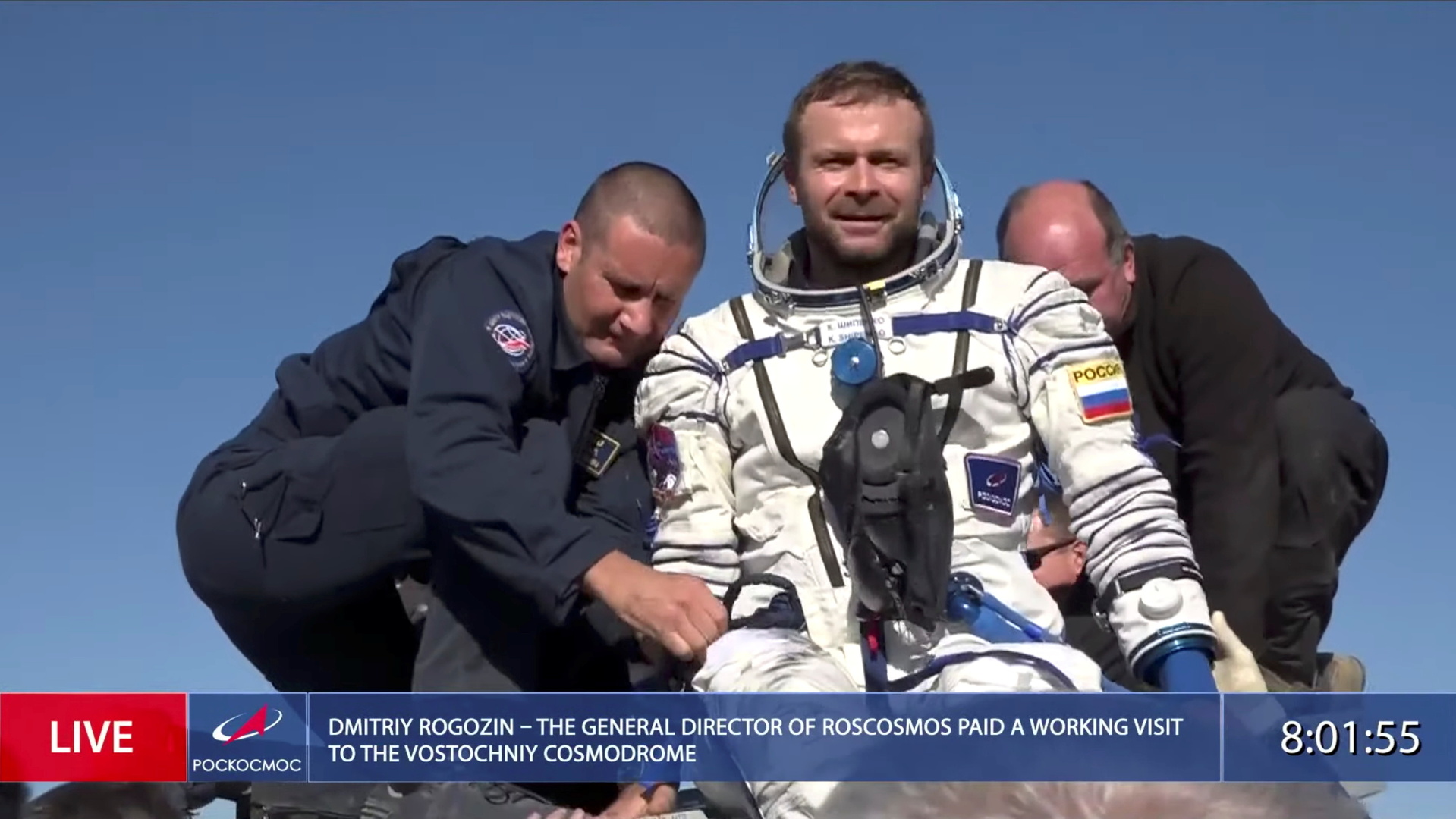 L'équipe de tournage russe qui a réalisé le premier film dans l'espace est revenue sur Terre
