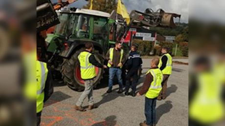 Taxation du carburant non routier : des agriculteurs mènent une action coup de poing dans la Creuse