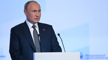 Vladimir Poutine, le 21 octobre à Sotchi (image d'illustration).