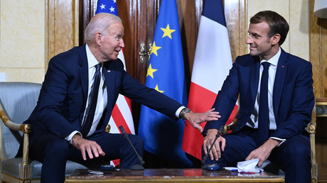 Joe Biden et Emmanuel Macron à Nice le 29 octobre, à la veille du sommet du G20