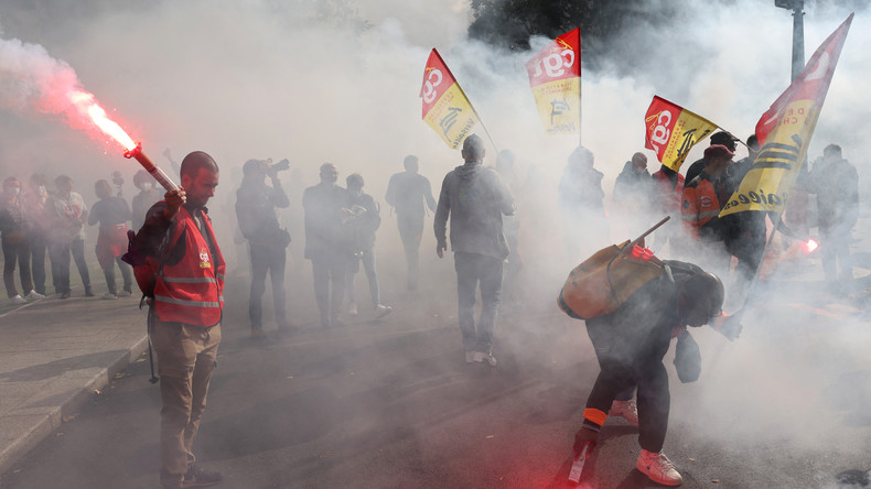 Les métallos CGT dans la rue pour défendre «les acquis» sociaux de leur branche
