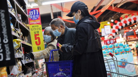 Scène de panique dans un supermarché chinois après l’annonce d’un rebond des cas de Covid-19