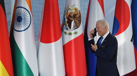 Joe Biden lors du sommet du G20 à Rome, le 30 octobre 2021.