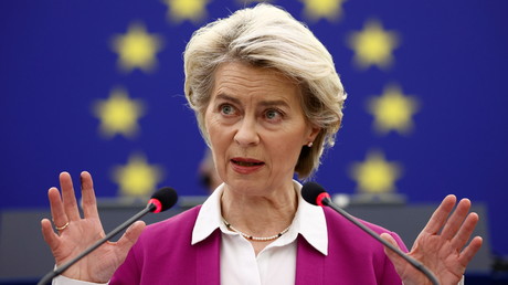 Ursula von der Leyen, le 23 novembre 2021 à Strasbourg (image d'illustration).