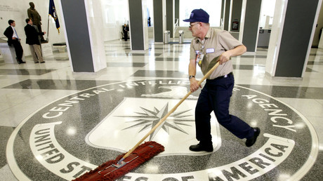 Hall du siège de la CIA à Langley, Virginie, le 3 mars 2005.