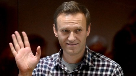 Alexeï Navalny pendant une audition au tribunal le 20 février (image d'illustration).