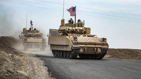 Des soldats américains patrouillent dans une zone de Syrie, le 12 janvier 2021 (image d'illustration).