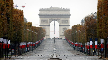 L'Arc de triomphe le 11 novembre 2020 (image d'illustration).