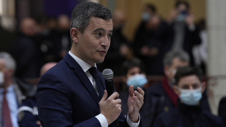 Le ministre de l’intérieur Gérald Darmanin