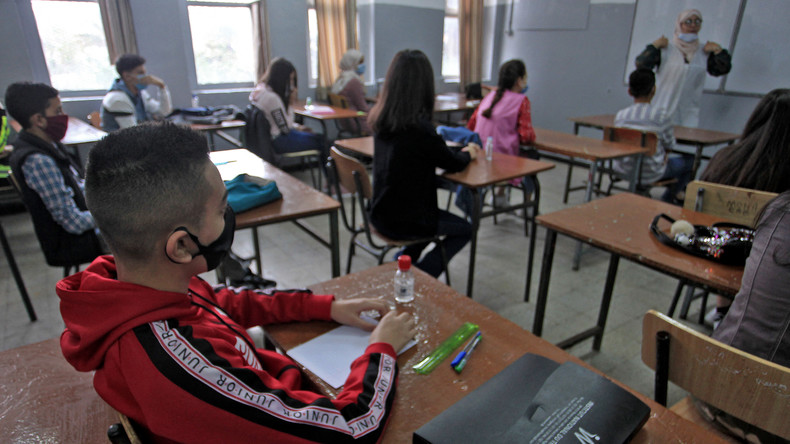 Une salle de classe en Algérie