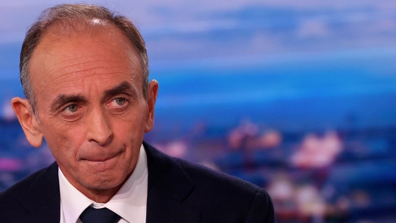 Eric Zemmour lors d'un entretien sur TF1 le 30 novembre 2021