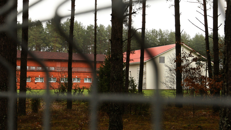 Le bâtiment de la VSD à Antaviliaien, en Lituanie