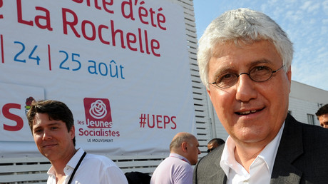 Philippe Martin (à droite), à l'université d'été du PS à La Rochelle en août 2013, alors qu'il était ministre de l'Ecologie.