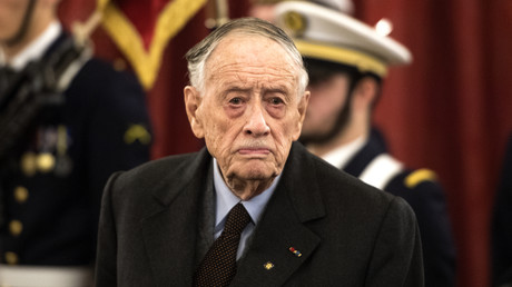 Philippe de Gaulle à l'Assemblée nationale à Paris