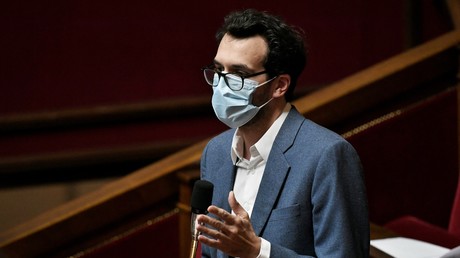 Bastien Lachaud lors d'une intervention à l'Assemblée nationale, le 30 novembre 2021
