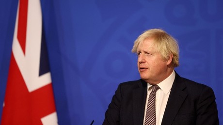 Le Premier ministre britannique Boris Johnson lors d'une conférence de presse à Londres (Royaume-Uni), le 30 novembre 2021