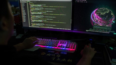 Un hacker à Dongguan, dans le sud de la Chine, le 4 août 2020 (image d'illustration).