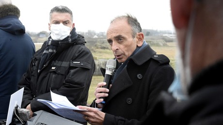 Eric Zemmour lors d'un déplacement à Calais, le 19 janvier 2022 (image d'illustration).