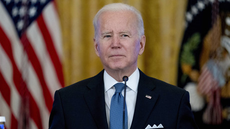 Le président américain Joe Biden à la Maison Blanche à Washington, le 24 janvier 2022 (image d'illustration).